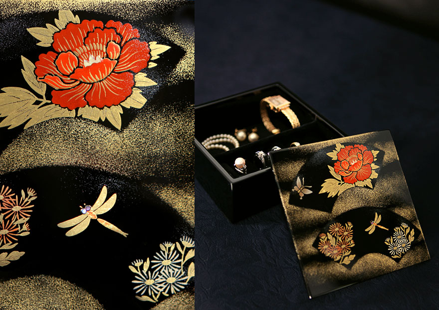Butterfly Incense Case | YAMADA HEIANDO Lacquerware: Hand-Crafted Imperial Luxury for Japanese Emperor