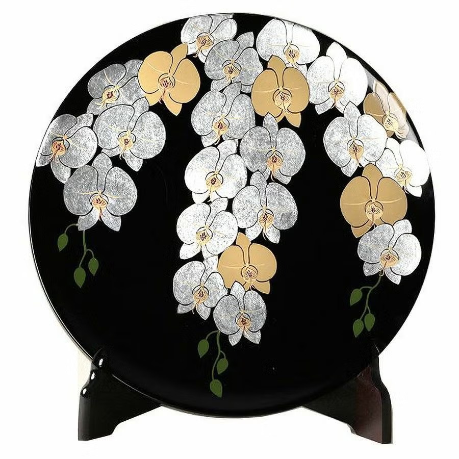 Decorative Plate Phalaenopsis Orchid（Kazari sara Cochoran）